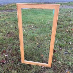 Nice mirror, measurements 37 x 20.