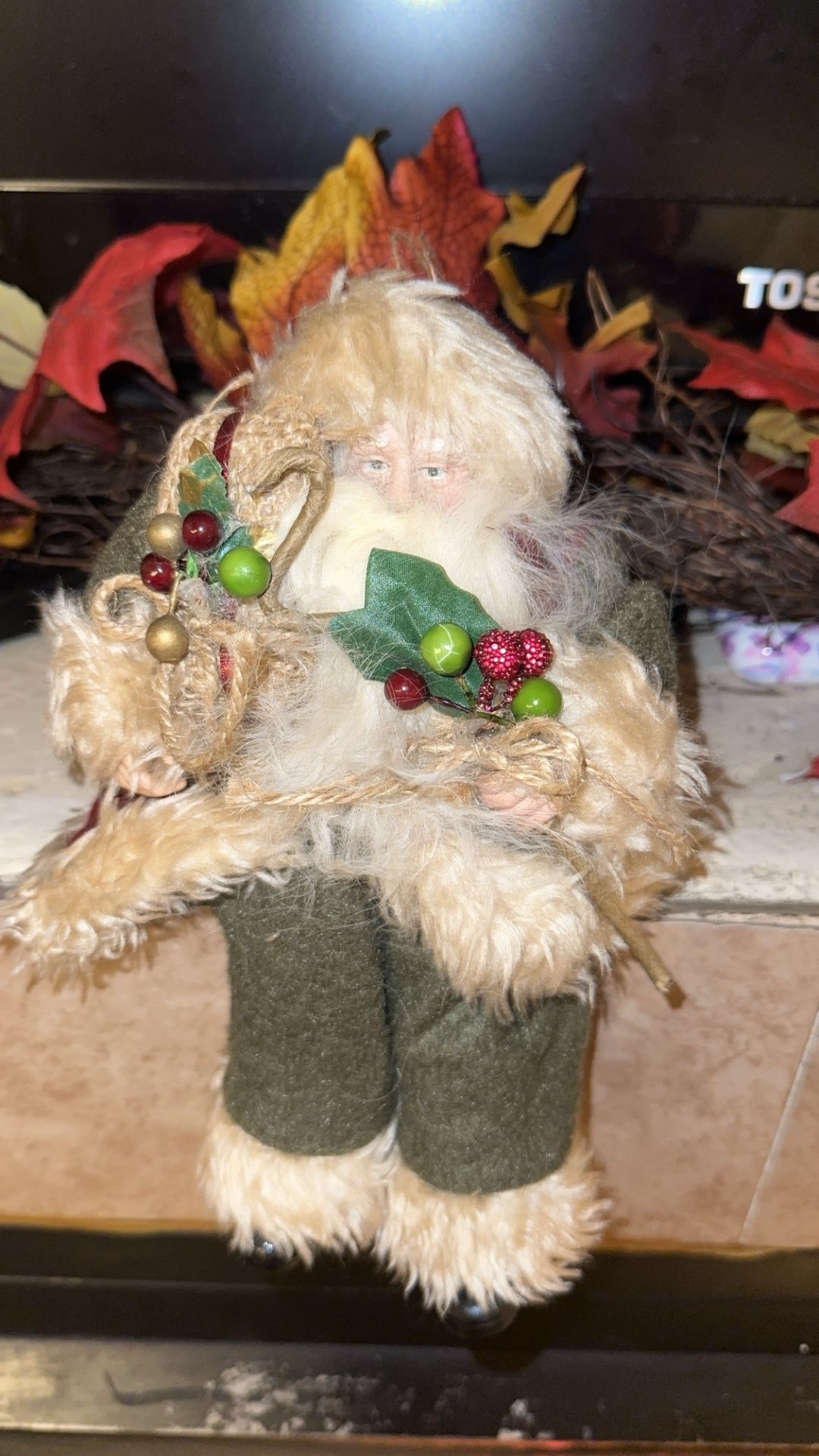 Sitting Santa Clause