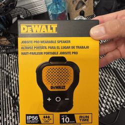 Wearable Dewalt Speaker 