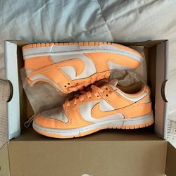 Neon Orange Nike Dunks