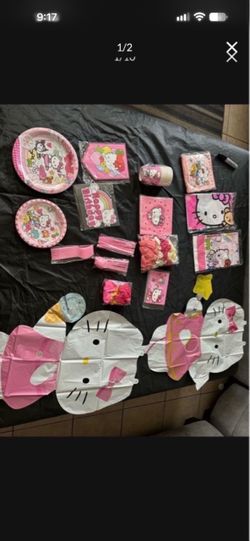 Hello Kitty, party supplies