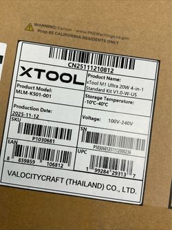 Xtool M1 ultra 20W 4 in 1 Laser Engraver Printing Cutting, Drawing Engraving Brand New