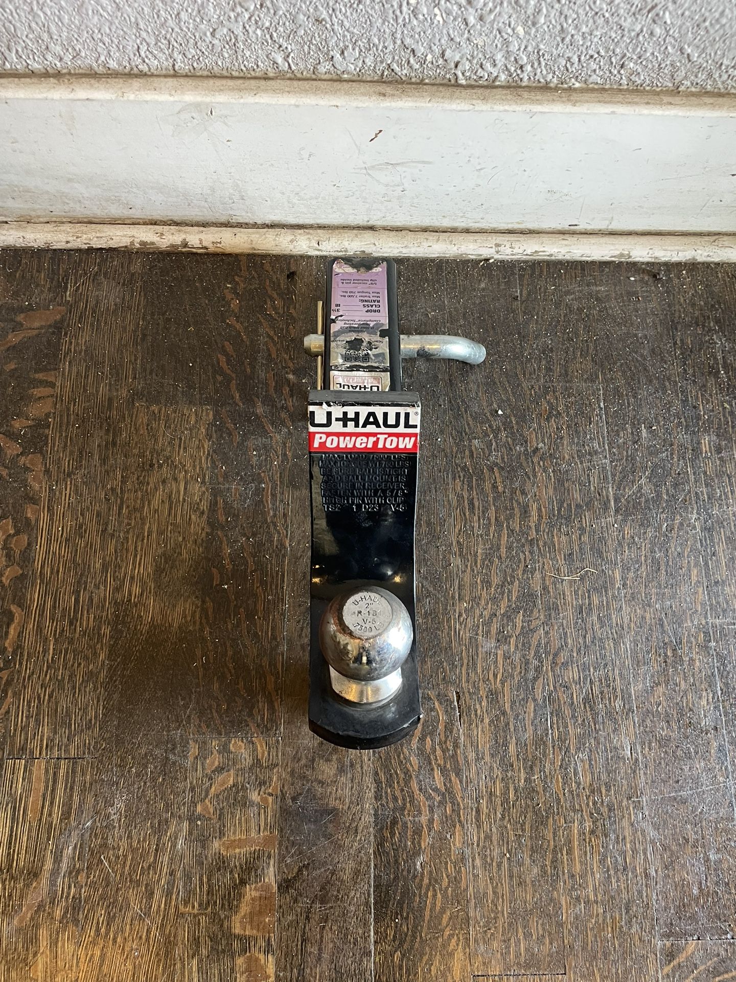 U-HAUL Power Tow 2-1/4" Drop Ball Mount, 2" Ball 7500 LB Trailer Hitch