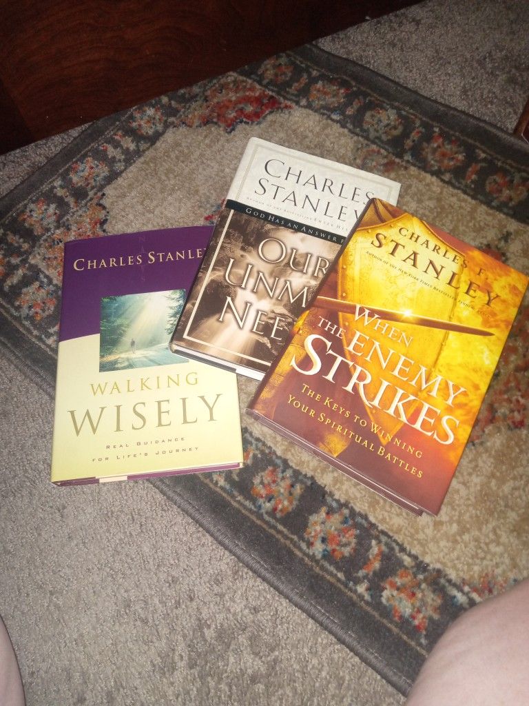 3 Charles Stanley Books