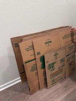 FREE U-HAUL BOXES