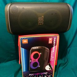 JBL Partybox Club Live 120 Portable Bluetooth Party Speaker w/ LED Lights, Wireless Microphone