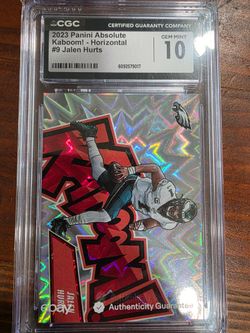 2023 Philadelphia Eagles Jalen hurts Kaboom CGC 10