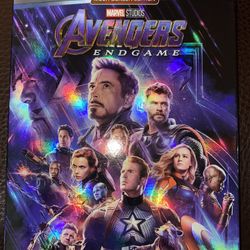 Avengers Endgame Blu Ray + 4K Digital Code 