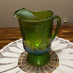 Antique Depression Glass Pitcher