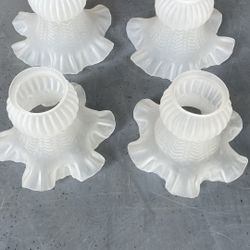 4 Pieces Of Glass For Ceiling Fans Or Bathroom Lights $10