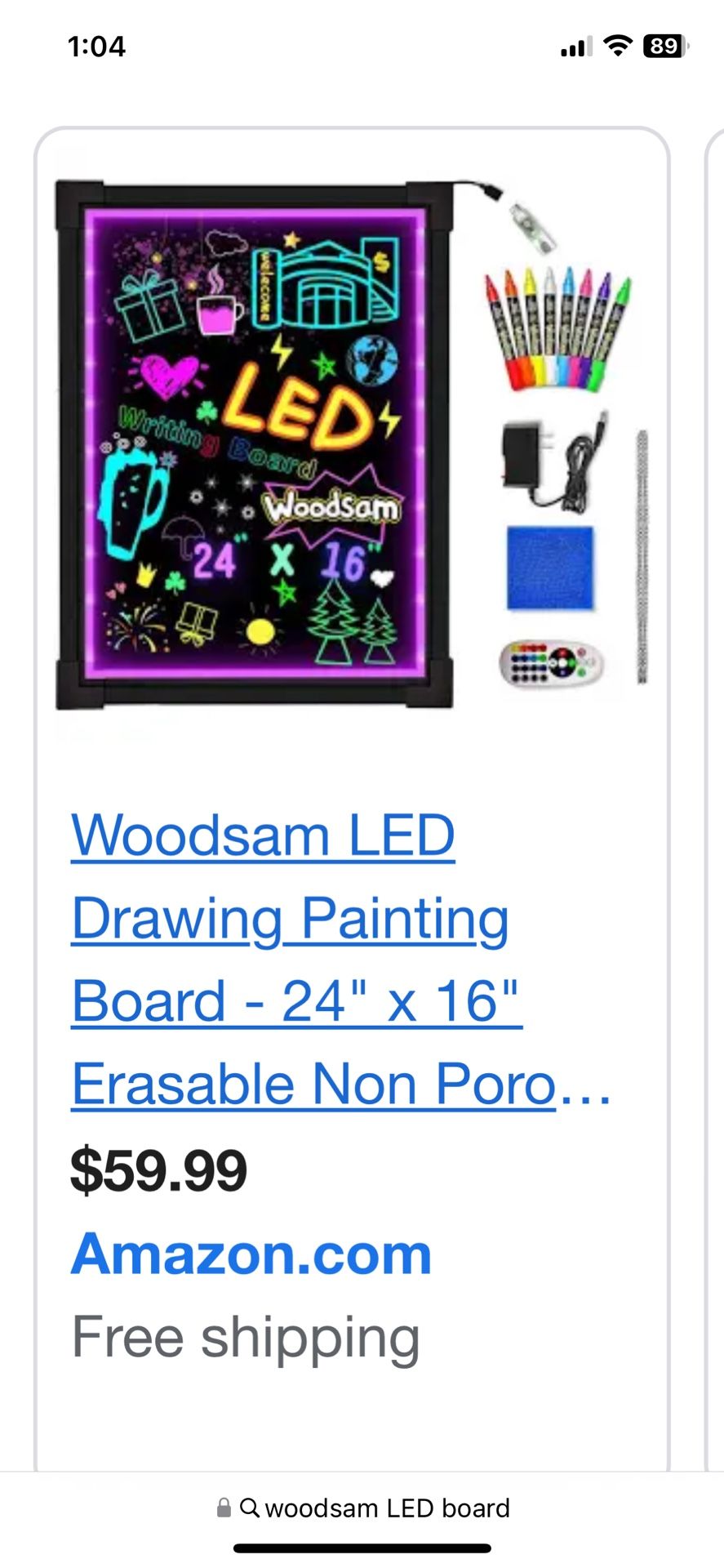 Woodsam LED Drawing Board