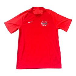 Nike CANADA 2019 HOME STADIUM SOCCER MEN JERSEY RED Medium