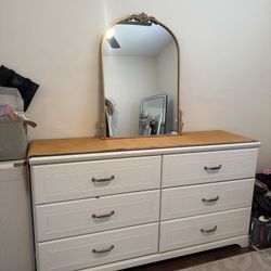 Gorgeous Hardwood White Dresser