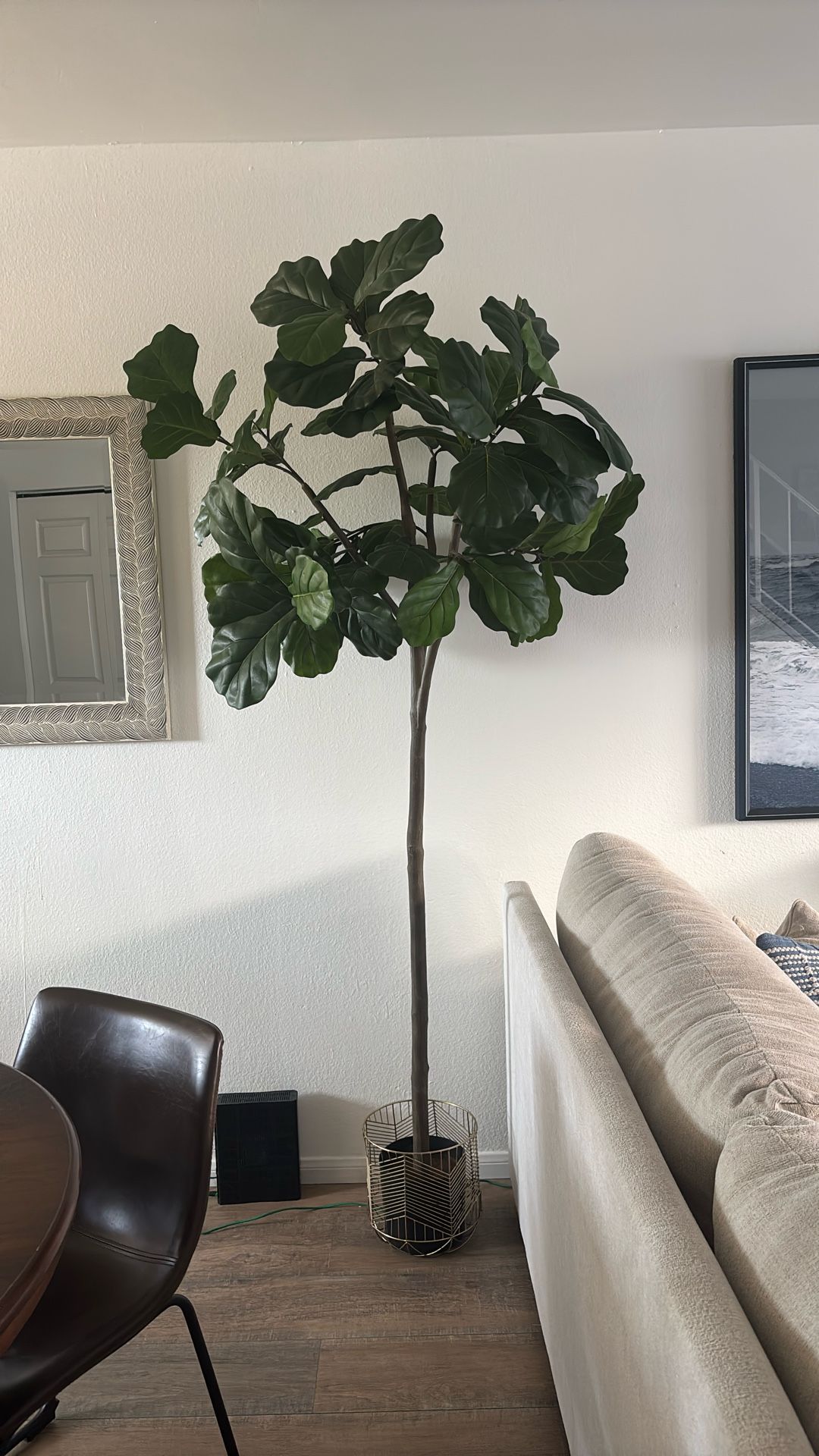 Faux Fiddle Leaf Fig Tree
