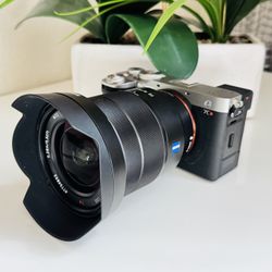 Sony Alpha a7CR 61MP Full-Frame Mirrorless Camera Silver Body W/ Sony Vario Tessar FE 4/16-35mm F/4  ZA OSS