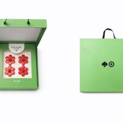 Kate Spade Red Floral Earrings