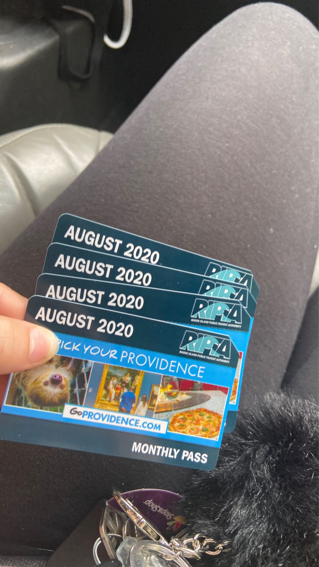 August bus passes (4)