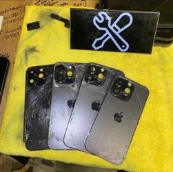 iphone 14 pro cracked back glass for 13 pro max