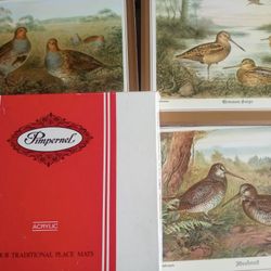 Vintage England Pimpernel Birds Placemats Uk Bird Picture