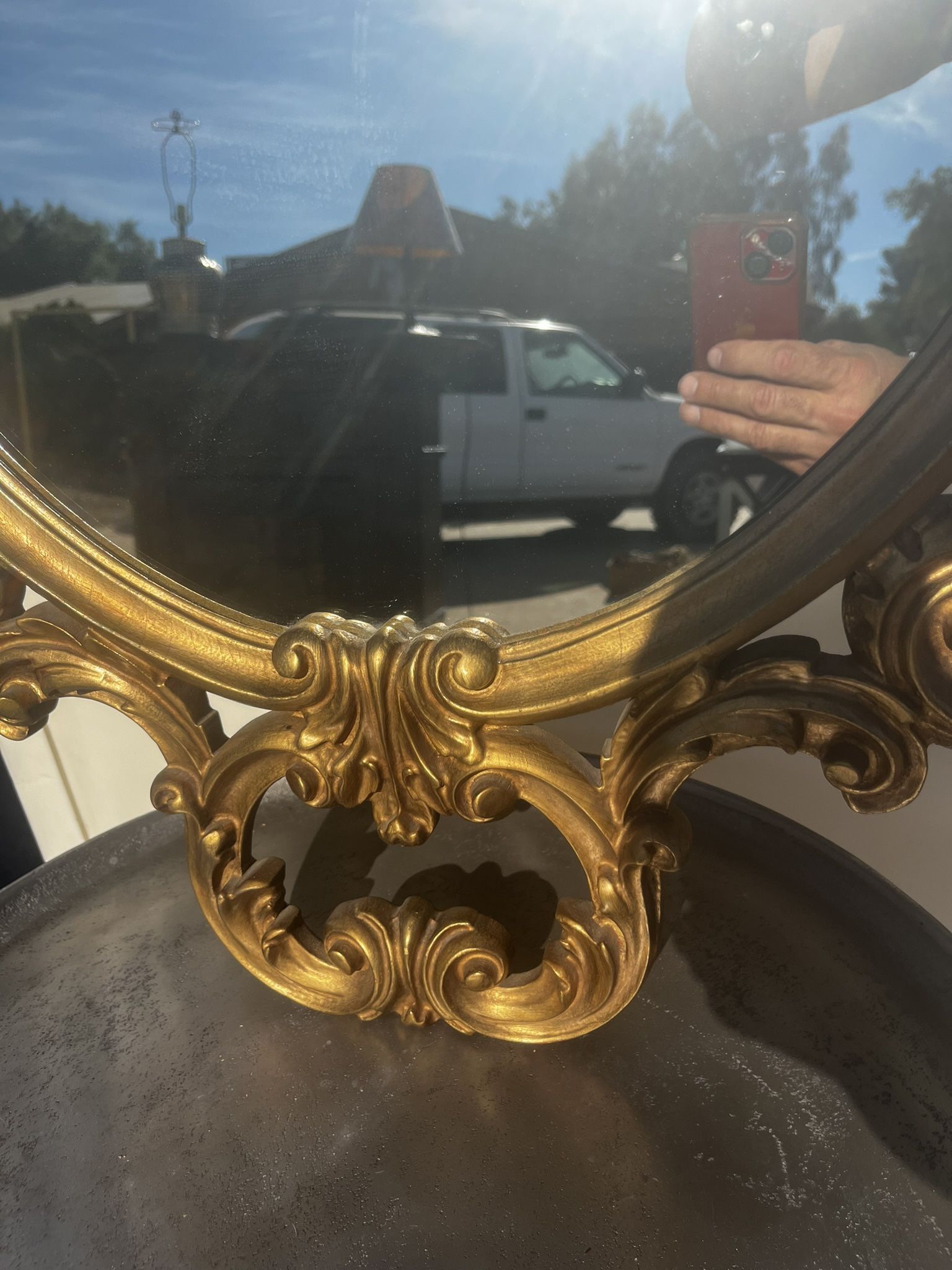 Antique Gold Mirror