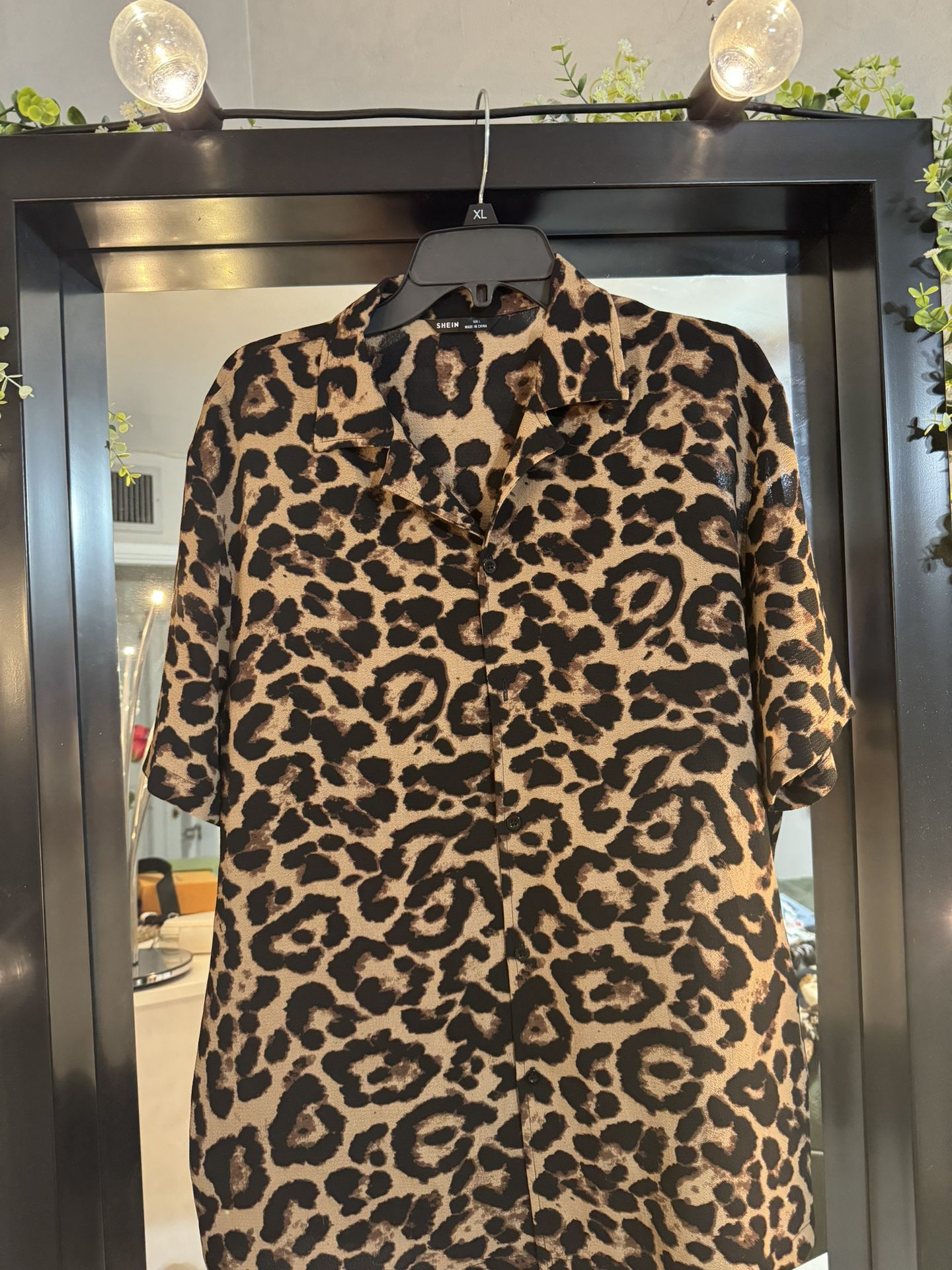 Cheetah print shirt 