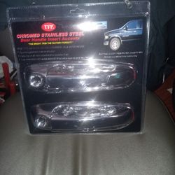 Chromed Stainless Steel Dor Handles Inserts Dodge Ram 