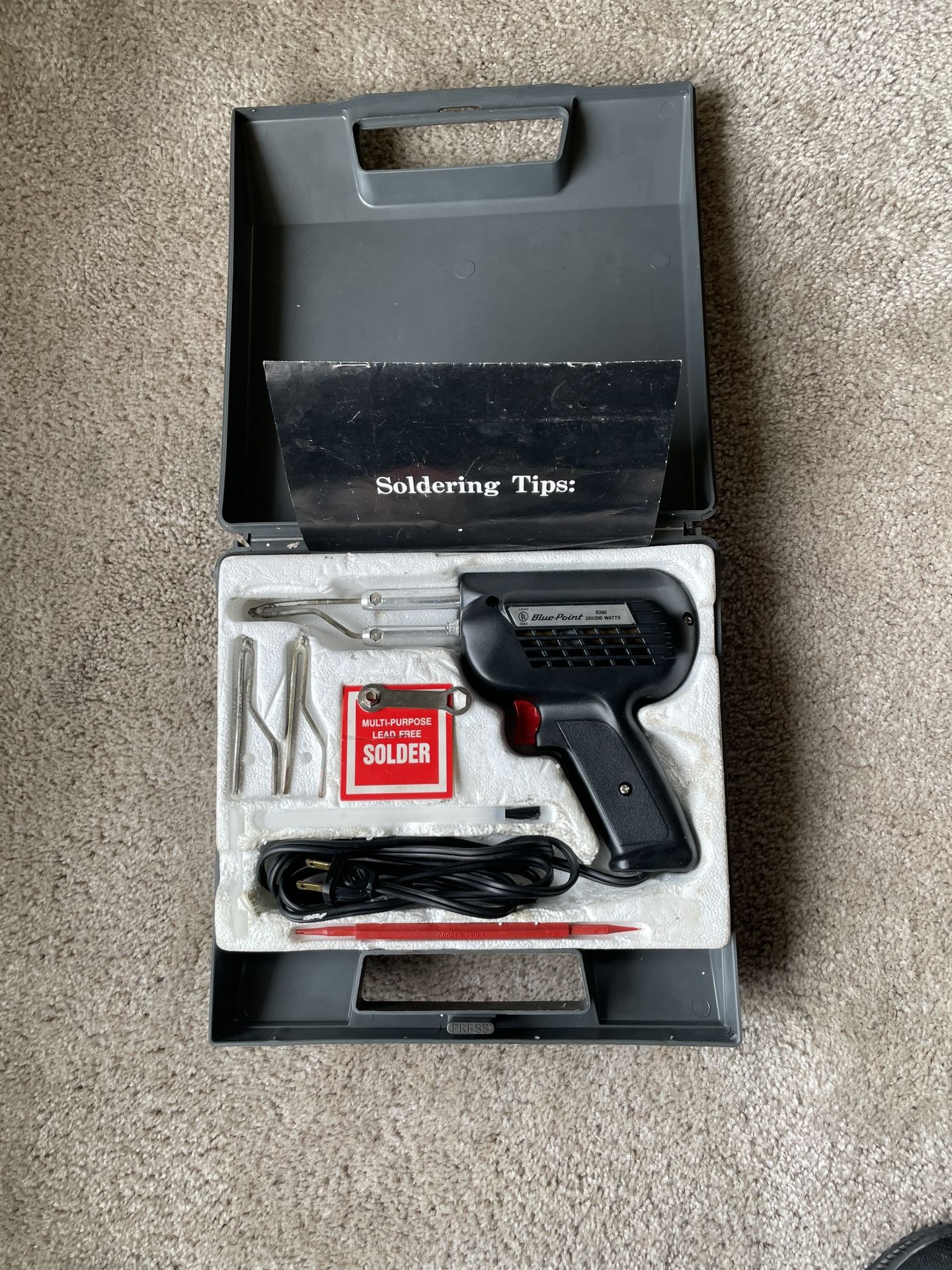 Snap On Bluepoint Soldering Gun Kit