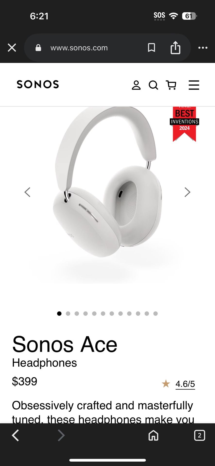 Sonos Ace Headphones