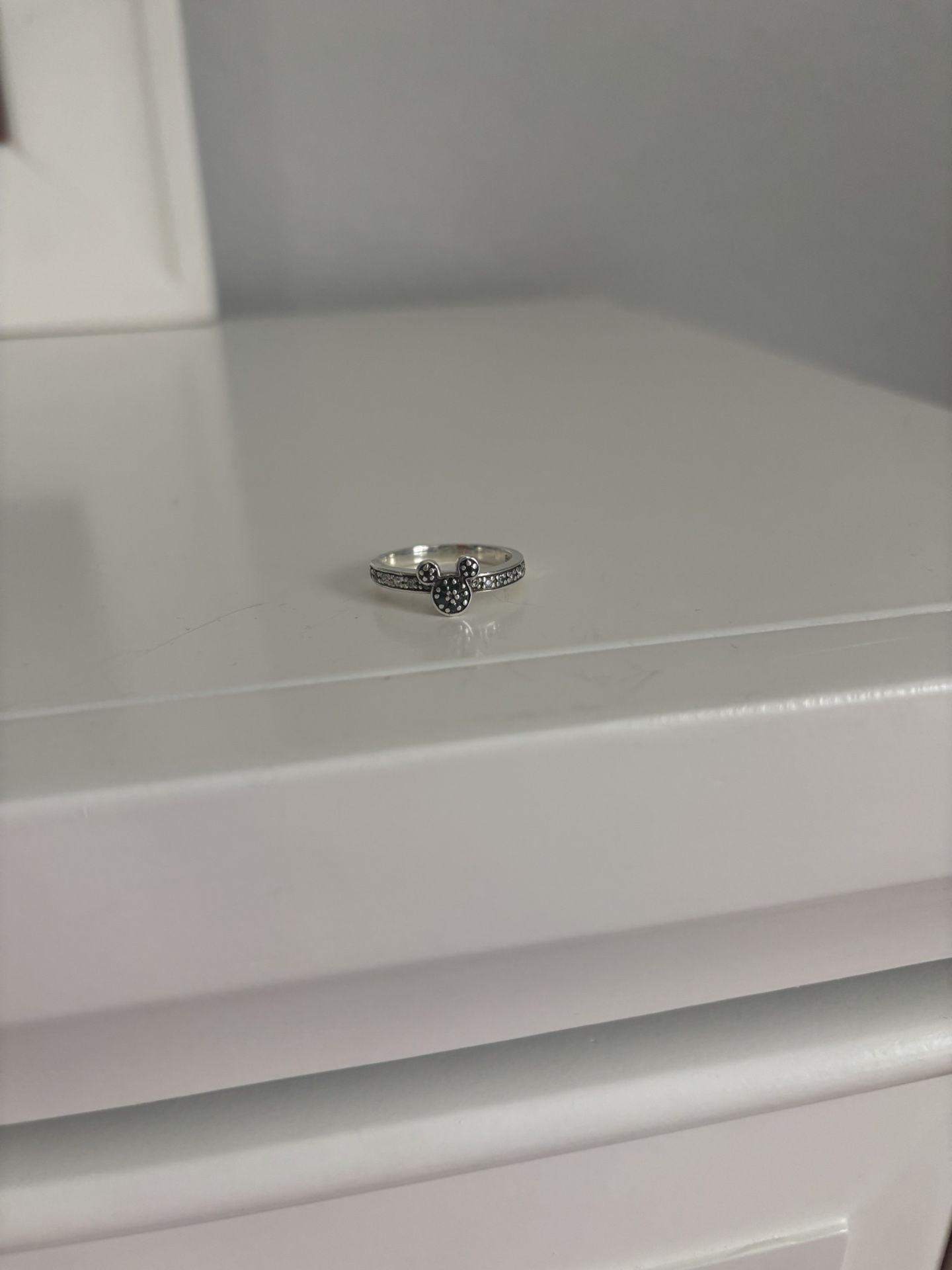 Authentic 925 Sterling Silver Disney Ring, Size 6.5