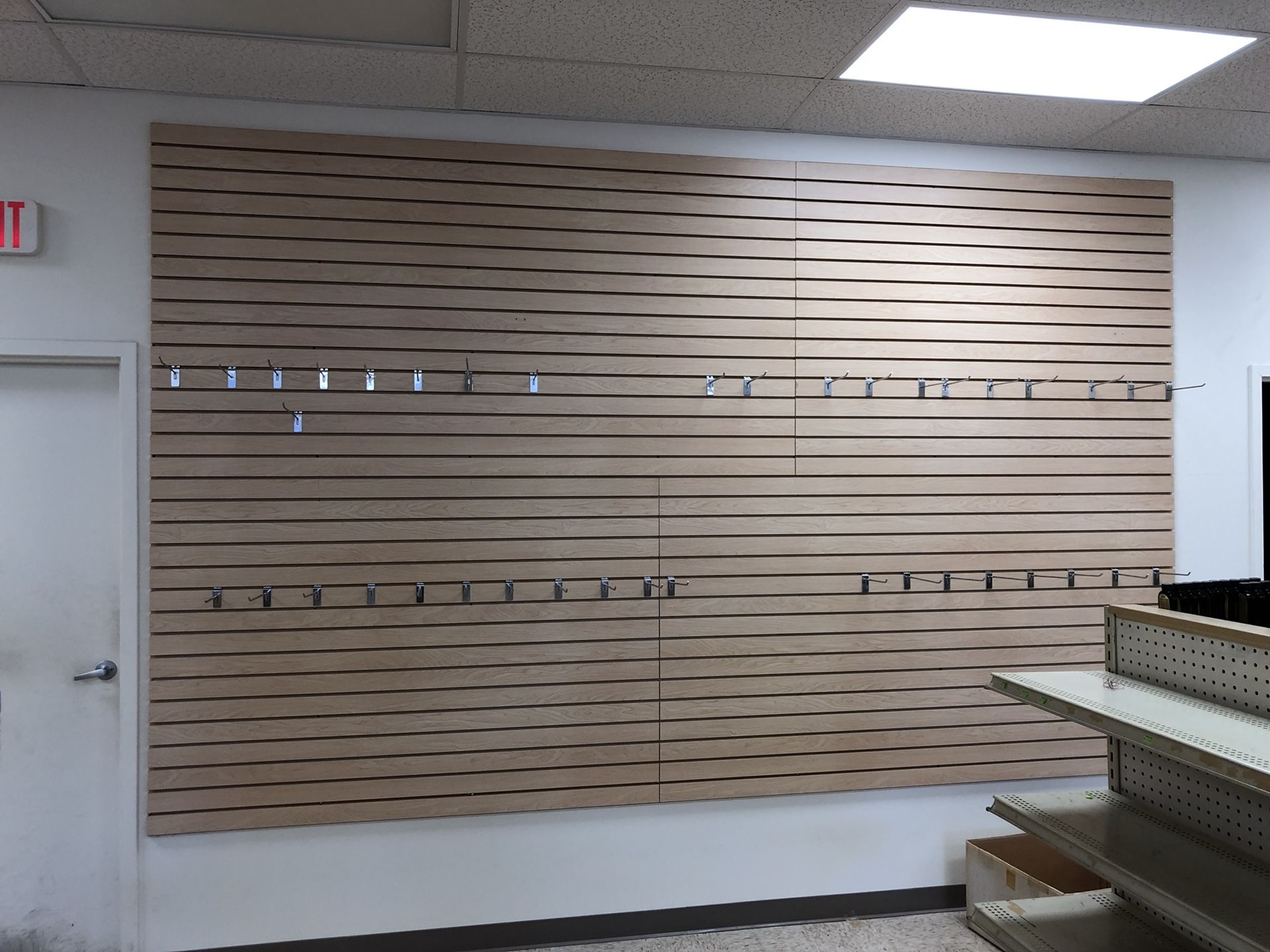 Wooden Slatboard Slat Wall Panels 4’ x 8’ for Hooks