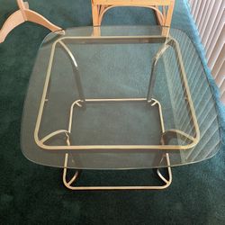 Glass End Table or Coffee table