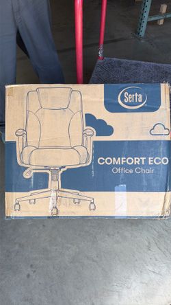 Serta Comfort Eco Ergonomic Fabric Swivel Executive Chair