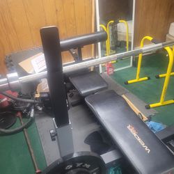 Weight Bench, Olypimc Bar, Steel Weights