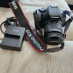 Canon Rebel T3 With 18-55mm Lens (dSLR)