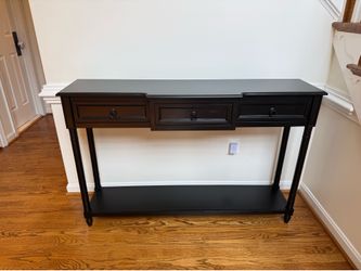 Like New - Black Console Table