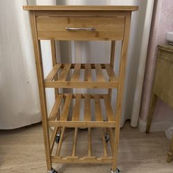 Cutting Board And Storage Cart