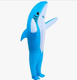 INFLATABLE SHARK COSTUME FOR HALLOWEEN LIKE NEW