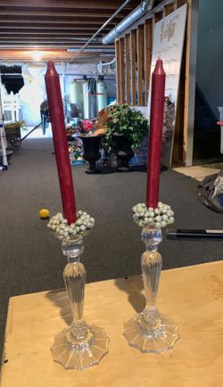 Candle sticks- crystal