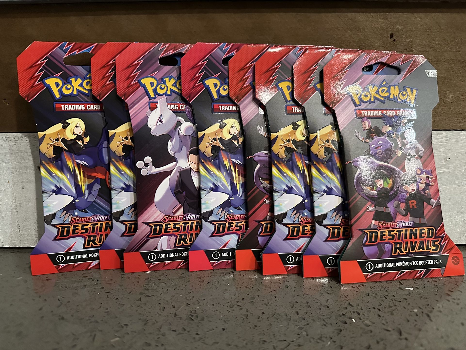 Pokémon Destined Rivals Booster Sleeves
