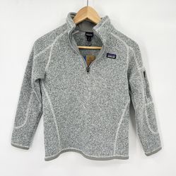 NEW Patagonia Better Sweater Quarter Zip Pullover Jacket Kids Size Medium (10)