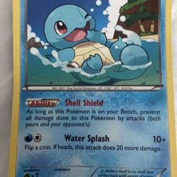 Squirtle 29/149 Non-Holo Boundaries Crossed Pokemon Card ~ Played