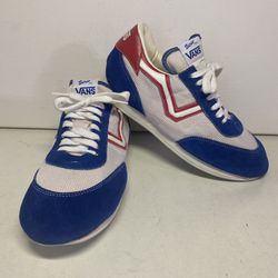 1980s Serio Vans Sneakers Shoes Size 8 Style# 152 Red White Blue Suede for Sale in CA - OfferUp