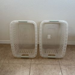 2 Martha Stewart Laundry Baskets
