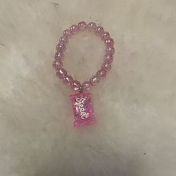 Pink Candy Charm Beaded Bracelet-Kids Bracelet