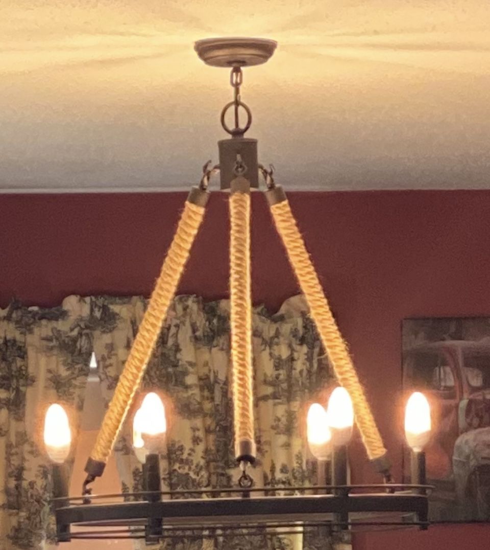 6-Light Oil Rubbed Bronze Modern/Contemporary Chandelier