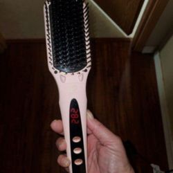 Lange Electric Hair Brush And Straightener 