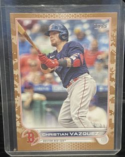 Christian Vazquez Camouflage Refractor #/25 