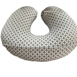 Boppy Nursing Baby Pillow Diamond Gray Pattern