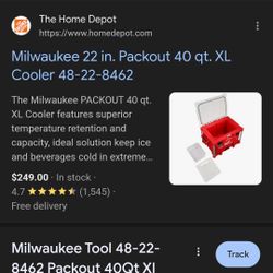 Milwaukee Pack Out Cooler box 
