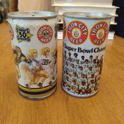 Pittsburgh Steelers Beer Cans 